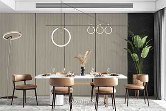 西宁轻奢风格-餐厅